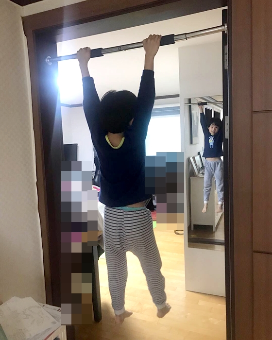 방틀철봉 설치. 방틀철봉 설치.