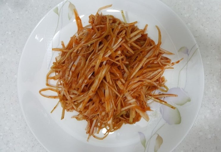  백종원표 초간단 파무침, 파채양념, 파절이양념, 백종원파채무침만들기