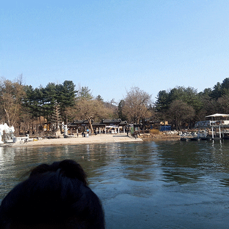  청량리에서 ITX타고 가평역 그리고 배타고 남이섬까지~