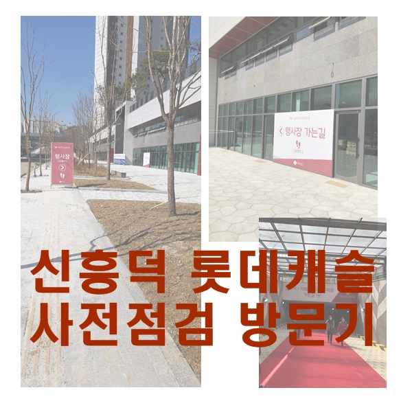  신흥덕 롯데캐슬 레이시티 사전점검 방문기