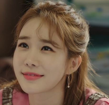 유인나 헤어 : 진심이닿다 유인나 헤어스타일 예쁜 염색과 반묶음 까지 -!