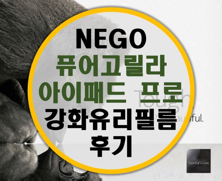 네고 아이패드 프로 10.5 퓨어고릴라 강화유리 필름 후기 (아이패드 프로 에이스토어 대란?!)