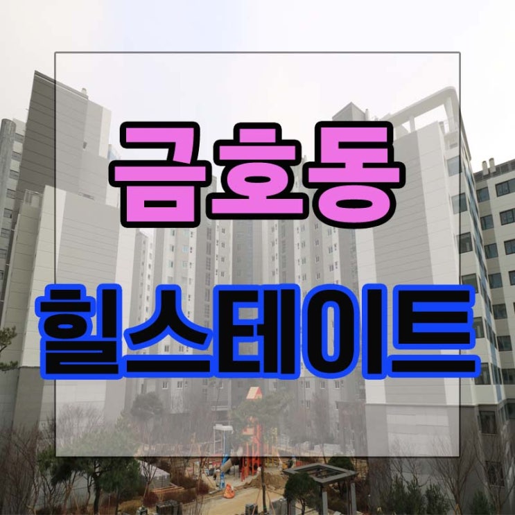  금호동 서울숲 힐스테이트 [51평] 전세소식!