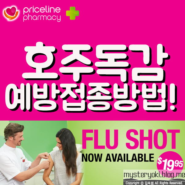  호주 워킹홀리데이 호주감기약 No 독감 예방주사 추천!
