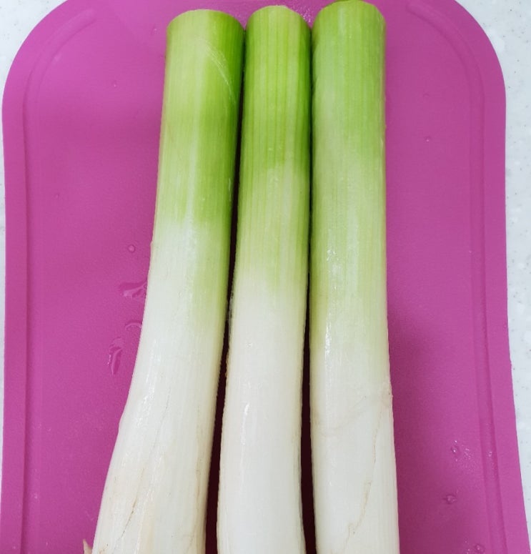  파채칼없이파썰기     파무침 대파써는법 파채썰기