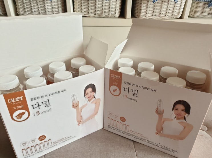  식사대용 단백질 쉐이크 칼로바이 다밀 후기