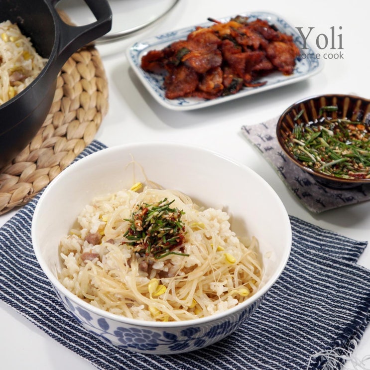  달래양념장 & 콩나물밥 만드는방법(영상)