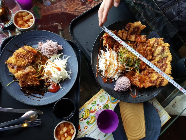  여주 돈까스하면 여주대맛집! 돈까스타운 크기도최고! 맛도최고!
