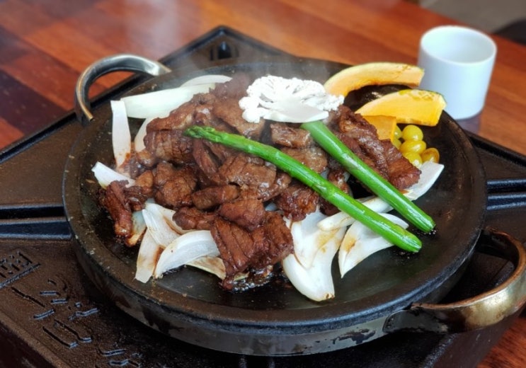  분평동 맛집 꾸본난로회 석갈비 청주핫플각이네!
