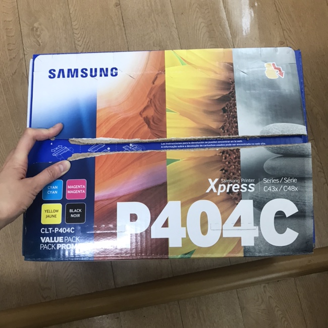  삼성 레이저프린터 SL-C432 토너 교체방법 P404C