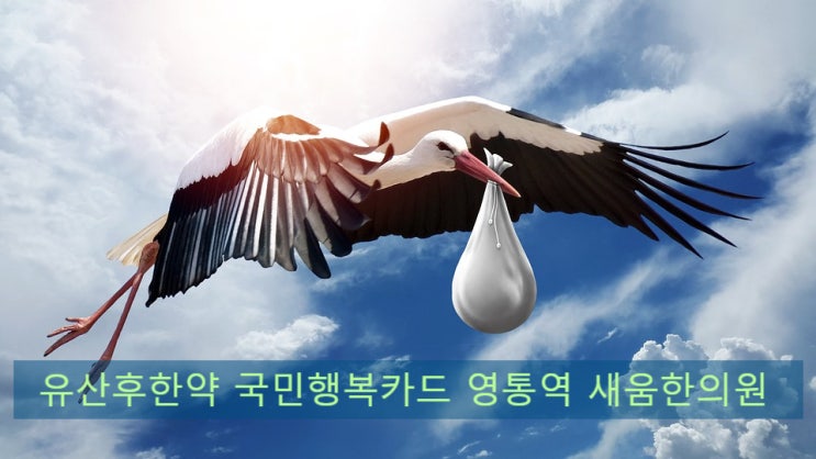 [수원영통국민행복카드한의원]유산후한약은 새움한의원에서 영통/서천동한의원