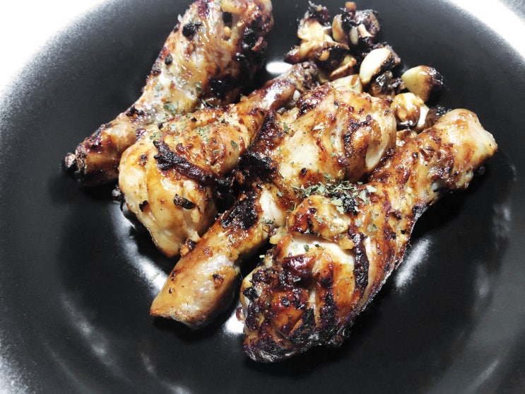  에어프라이어 마늘간장 치킨 진짜 맛있어요