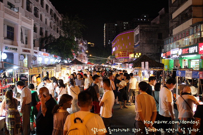  [싼야] 야시장(第一市场, 제일시장, 第一市場) - 굳이 갈 필요는 없지만, 안 간다고 별로 할 것도 없음