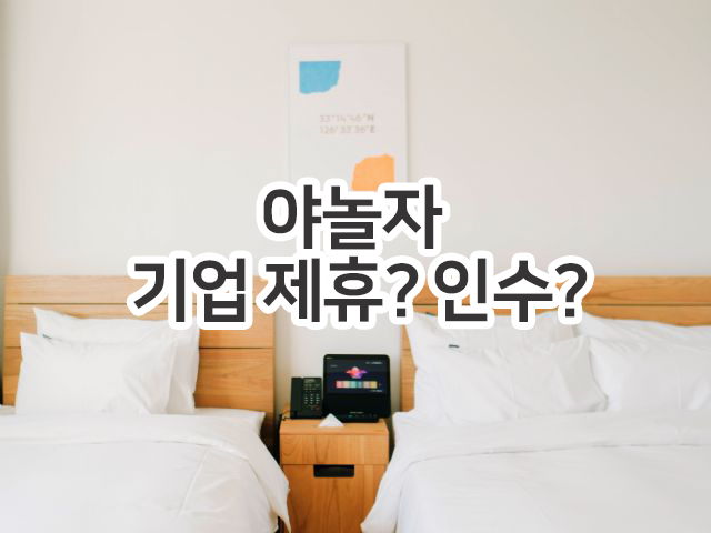  [호텔 / 모텔 창업] 연이은 사업 인수와 기업 제휴, 야놀자의 최종 목표는?