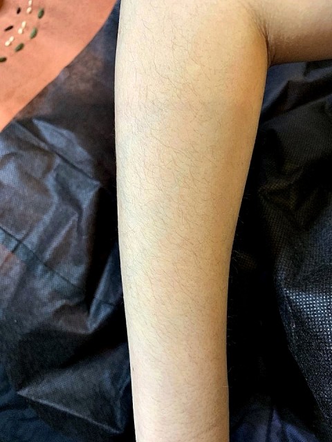  구리왁싱 라인정리 깔끔하게 했어요~