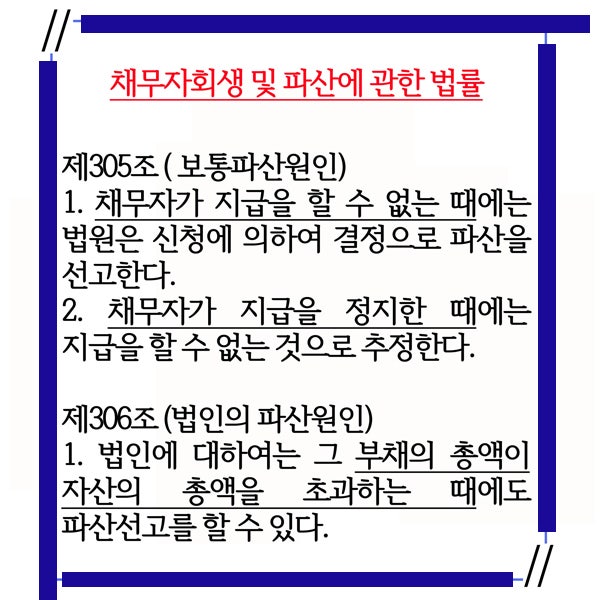 법인파산신청을 한 대표이사가 다른 법인설립시 이사진으로 등록하는지 여부 4