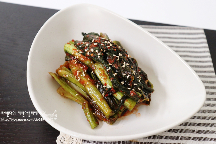  갓김치 맛있게 담그는법 알싸한 맛이 좋아요