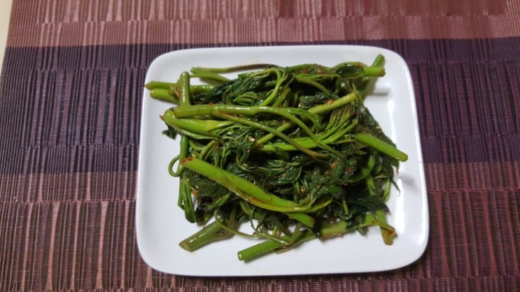  눈개승마 무침 , 삼나물 울릉도 나물
