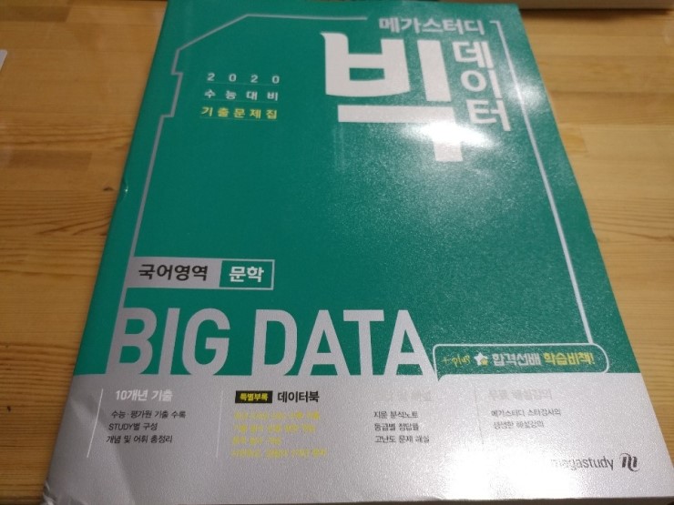  메가스터디수능기출문제집 빅데이터 국어영역 문학