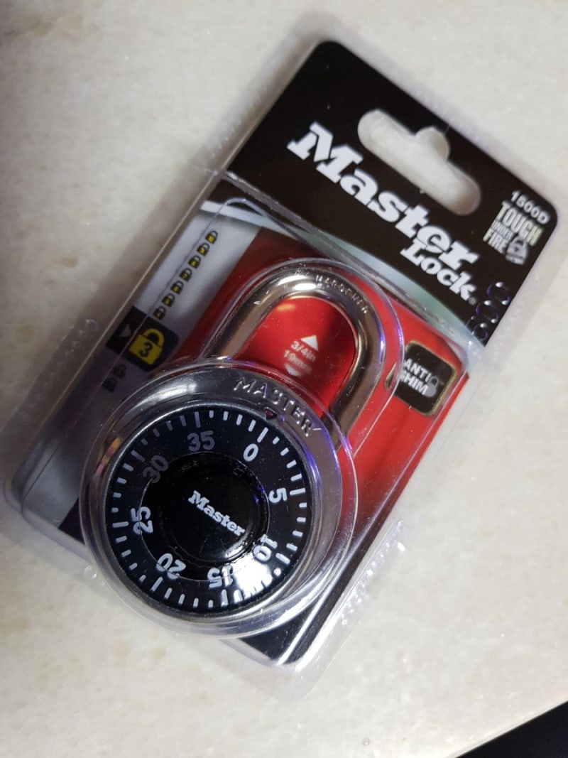 마스터락(Master Lock) 다이얼 자물쇠 : 네이버 블로그