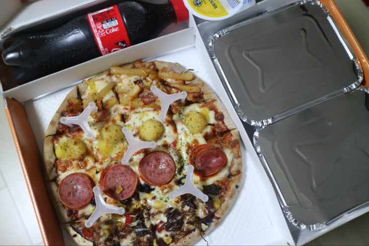  네가지맛을 한번에, 유로코 정원초과피자