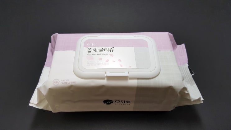  두꺼운 물티슈 [올제 물티슈] 사용기