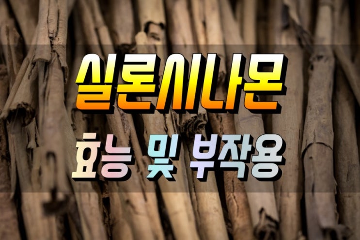  혈관건강에 좋은 실론 시나몬 효능 분석