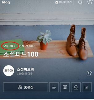  블로그 처음으로 하루 순방문자 수 300명 돌파^^