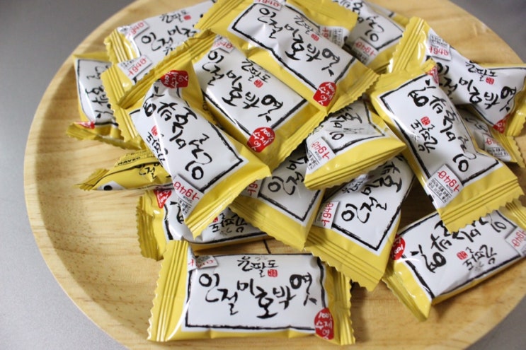  부모님 간식으로 추천드리는 윤팔도 호박엿