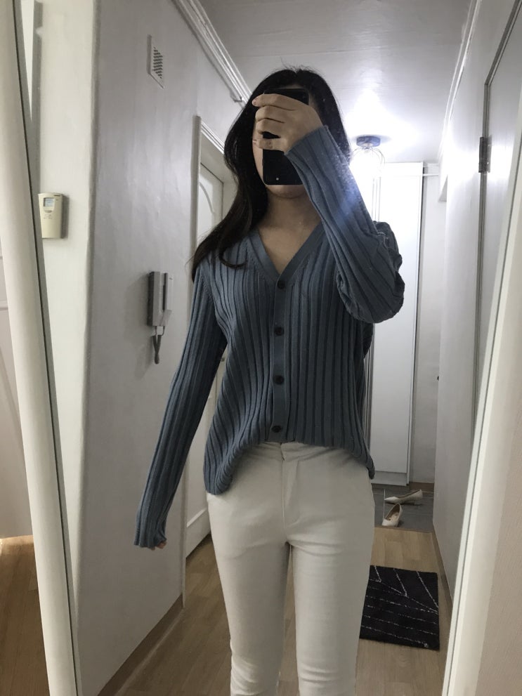  개미지옥 하엄지 X 유메르 봄 옷 후기(봄랄프팬츠,골지가디건,릭드레이핑탑)