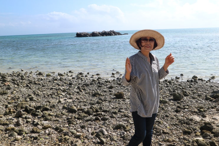 엄마랑 크루즈여행 : 다케토미섬, 카이지비치 별모래해변