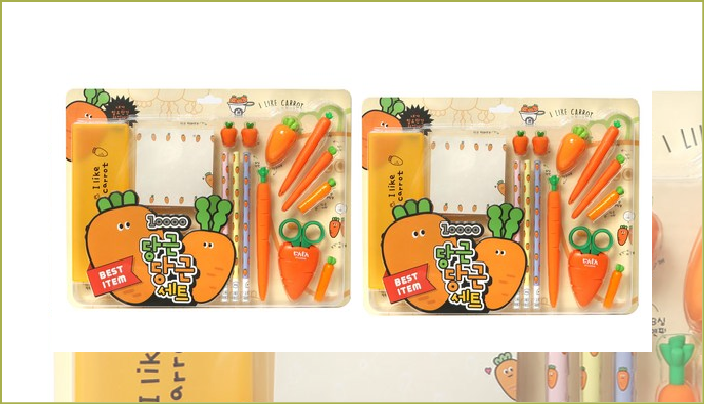  13%할인 핑크풋 10000당근당근세트 학용품세트 [6,780원]