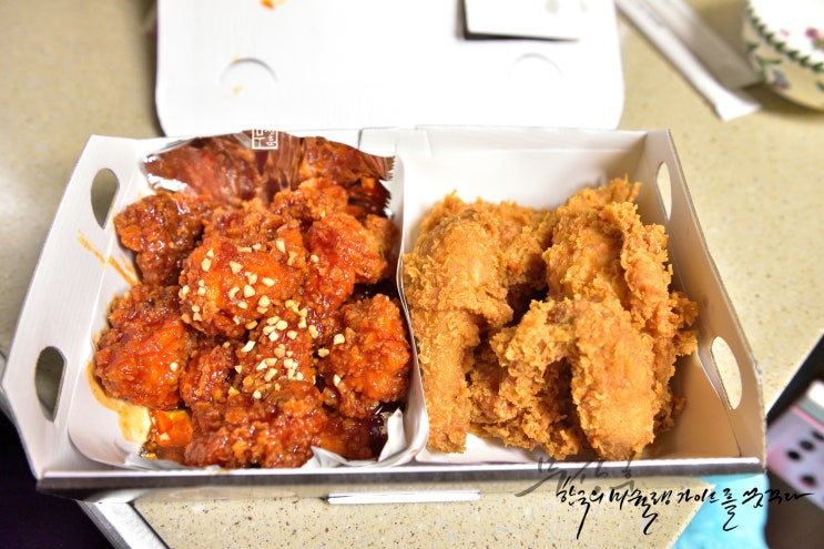  비비큐치킨 황금올리브반반 , 뱀파이어치킨 보다 치밥으로 좋아!