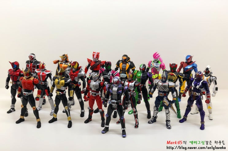  S.H Figuarts 헤이세이 1호 가면라이더 총 집합!!