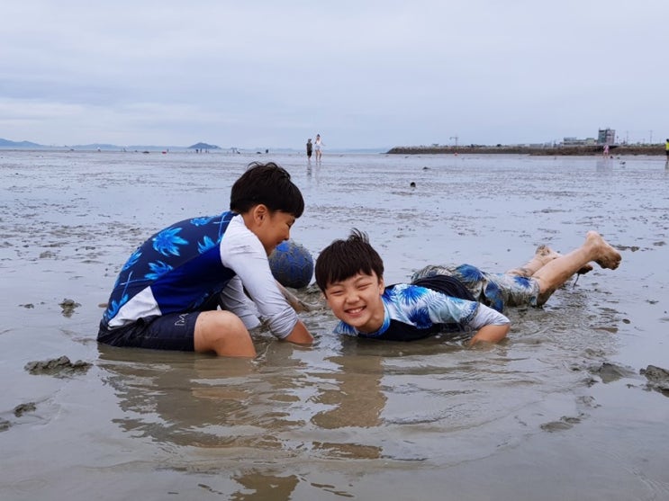  2019여름, 대부도 방아머리해수욕장! 취사가능한 해수욕장~임돠.