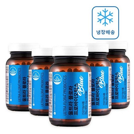  쿠팡 [175,200원] 여에스더 프로바이오틱스 유산균 블루 5병