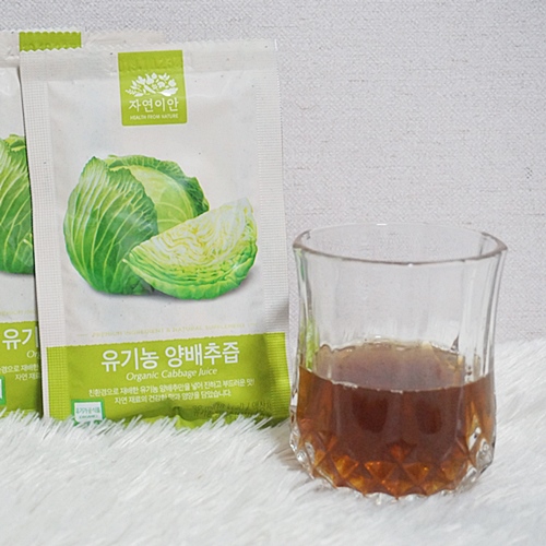  자연이안 유기농 양배추즙 영양과 맛 둘다 잡았어요
