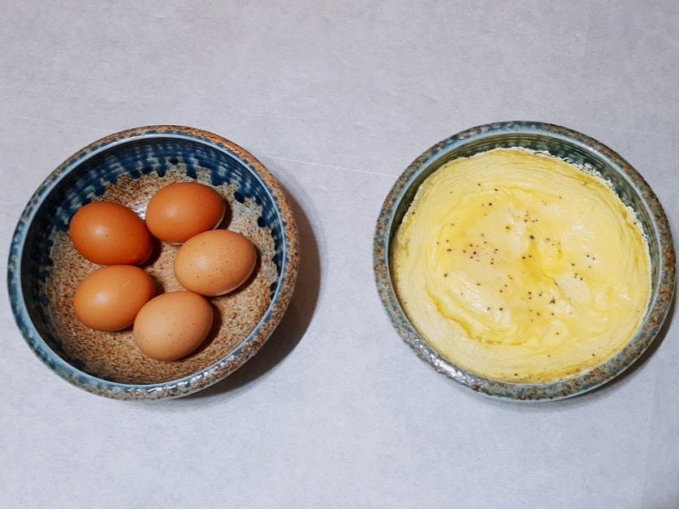  전자렌지 계란찜 만들기 for 자취인