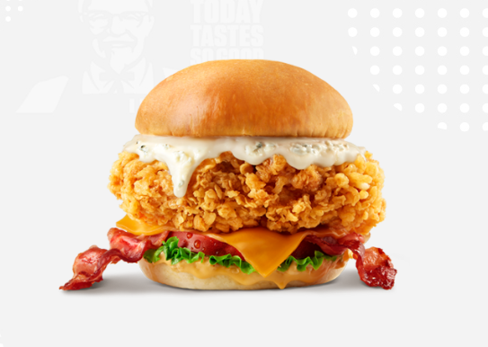  KFC 메뉴  블랙라벨 폴인치즈버거 배부른 후기 (+ 블랙라벨치킨)