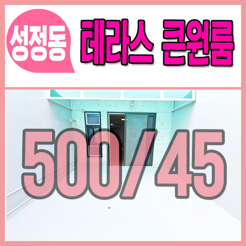  천안테라스원룸 성정동  월세지원
