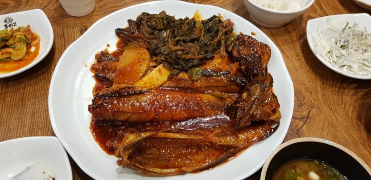  천안 직산 맛집, 직산 조리고,시래기 코다리조림,