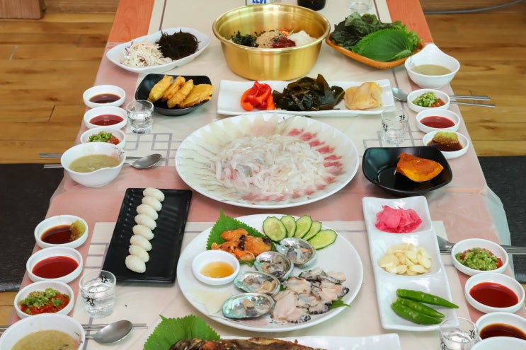  깔끔한 한상차림 경주 감포 맛집