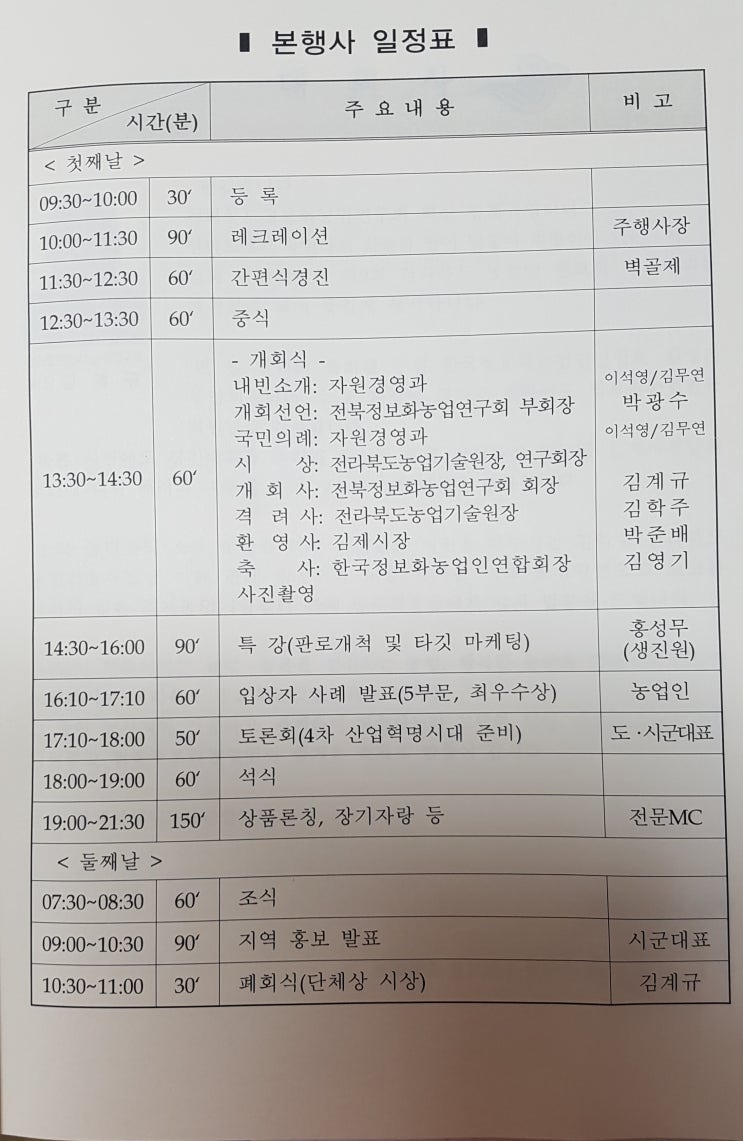  제9회 전라북도 농업인 정보화 경진대회
