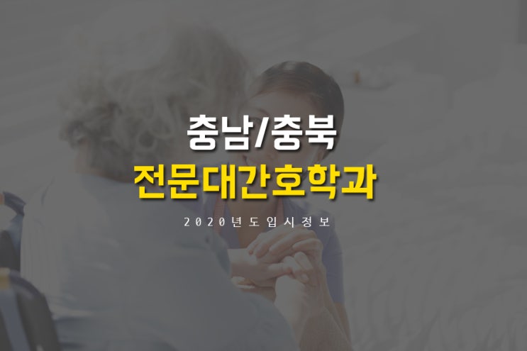  충남 충북 전문대 간호학과 등급