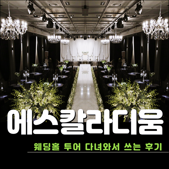  인천 웨딩홀예약 비용 할인 *에스칼라디움* 투어