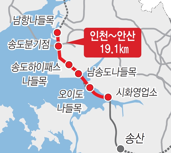  [수도권제2순환고속도로 현황] 인천~안산고속도로 내년 4월 착공 가능할까?