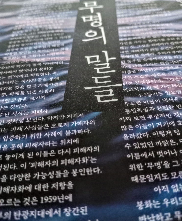  무명의 말들