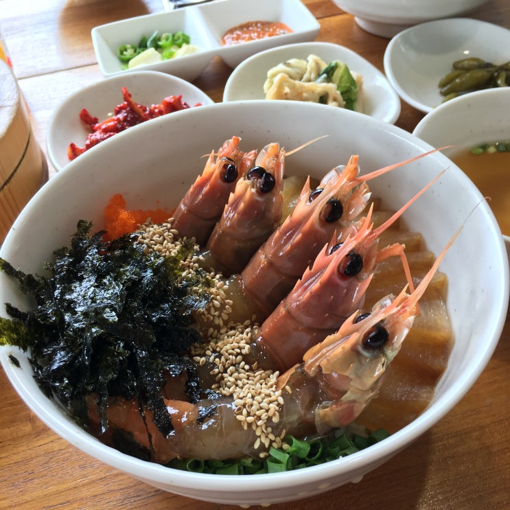  제주 협재 맛집 안녕협재씨  딱새우장 비빔밥, 돔베고기 맛집