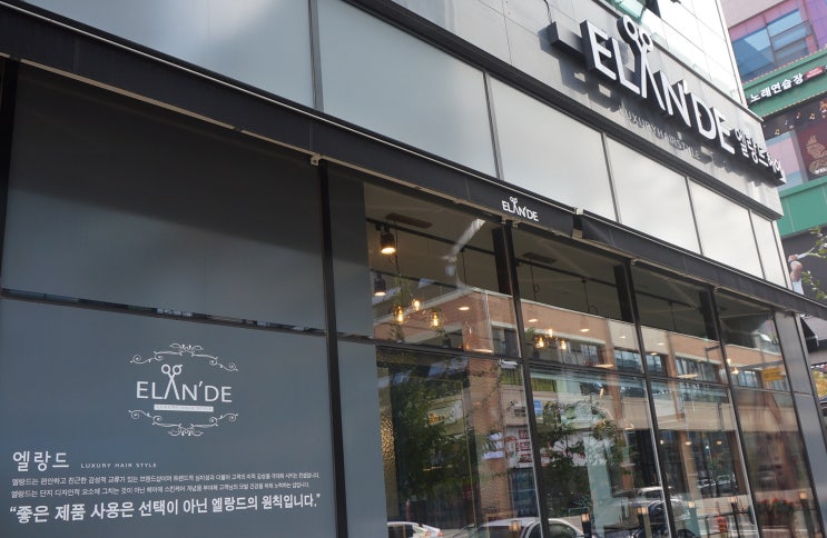  도안동미용실 엘랑드헤어 에서 머리색 체인지했어요