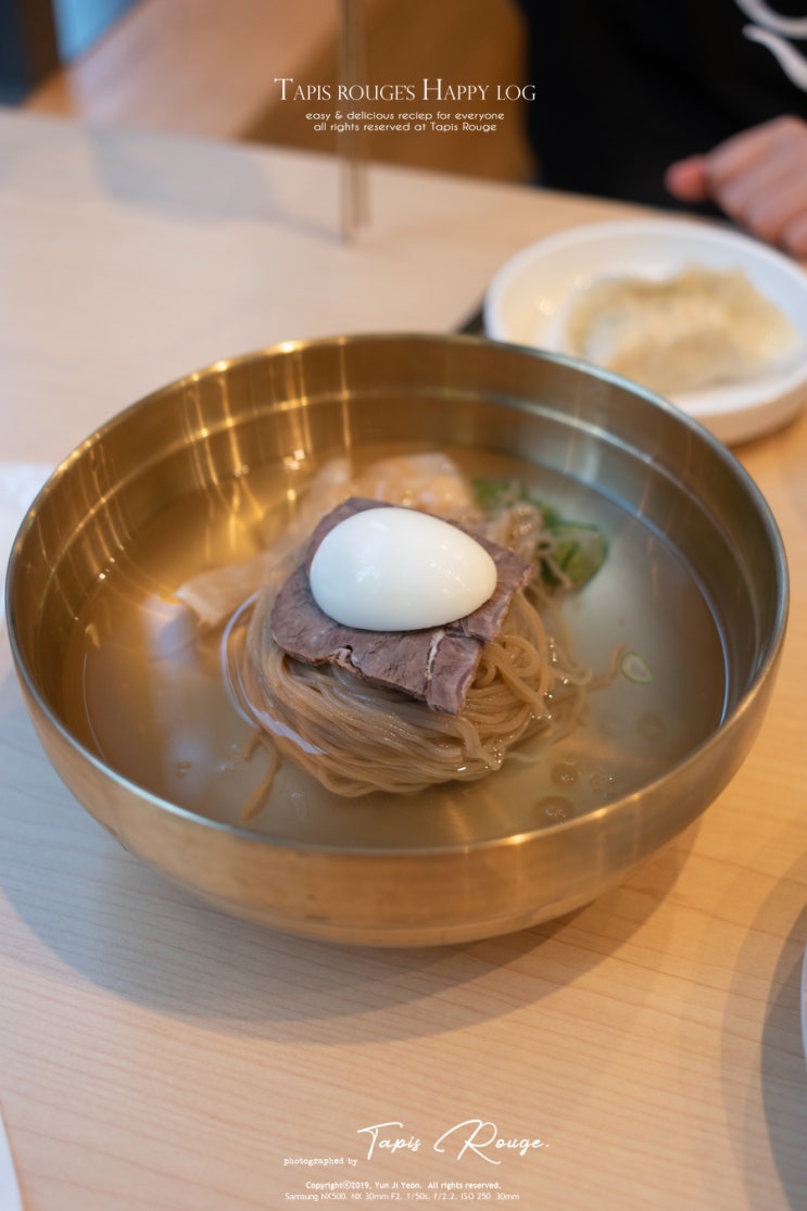  압구정맛집 100% 메밀 정통평양냉면 수제맥주 곁들여 먹고 왔어요